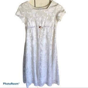 Rose Cottage Ivory Special Occasion Dress SZ 10